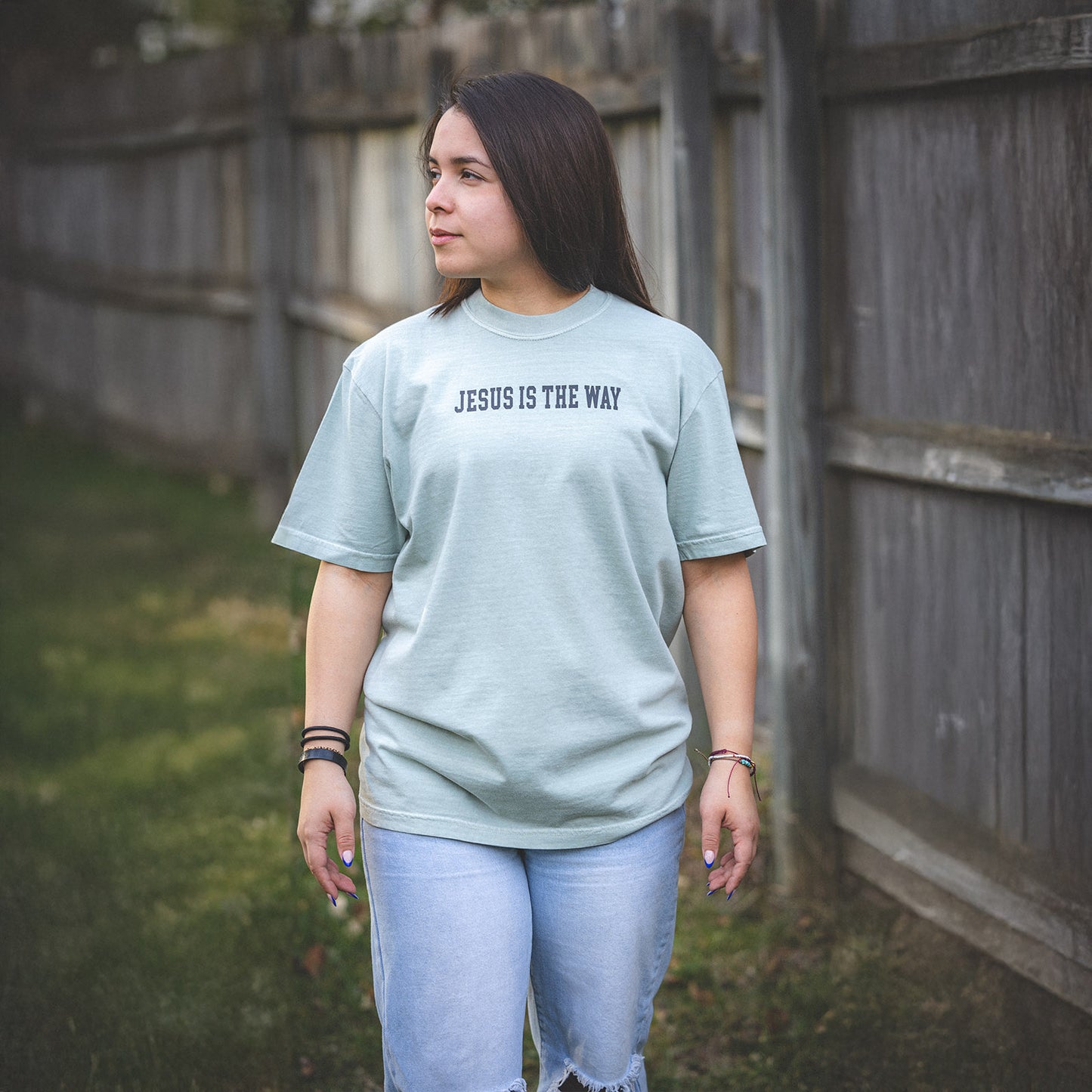 Camiseta Salvation is Free - Verde Menta