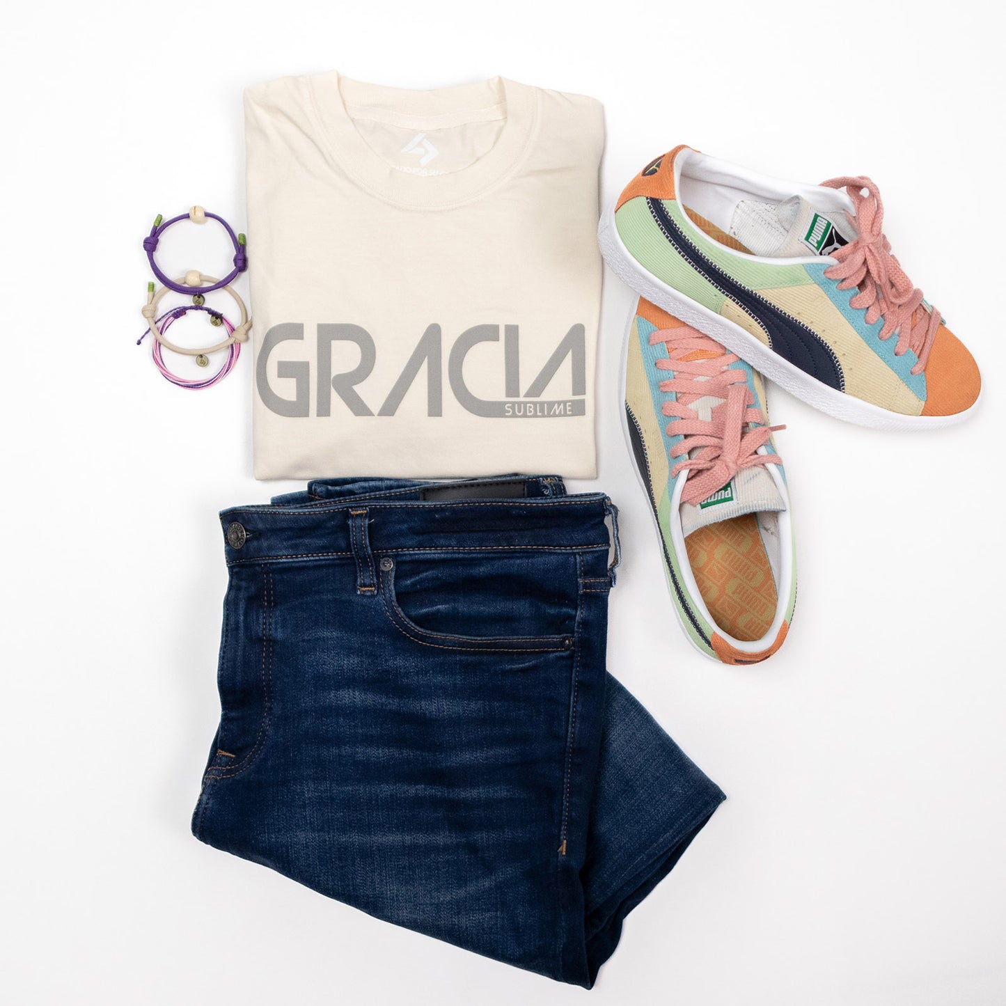 Camiseta Gracia Sublime Color Marfil