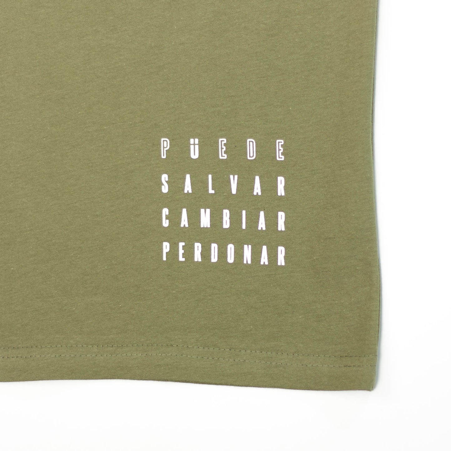 Camiseta Solo Jesús Color oliva