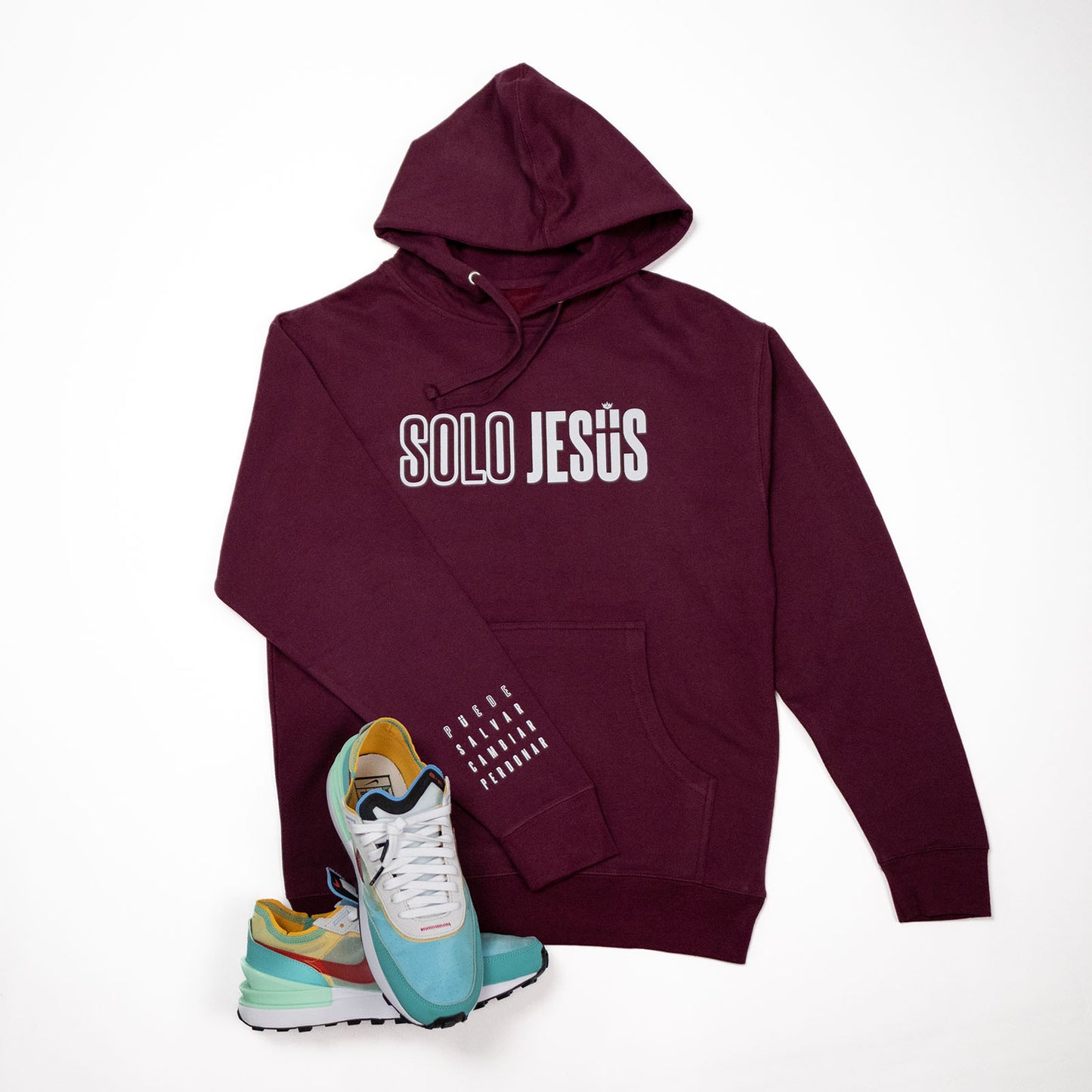 Suéter Solo Jesús Color vino