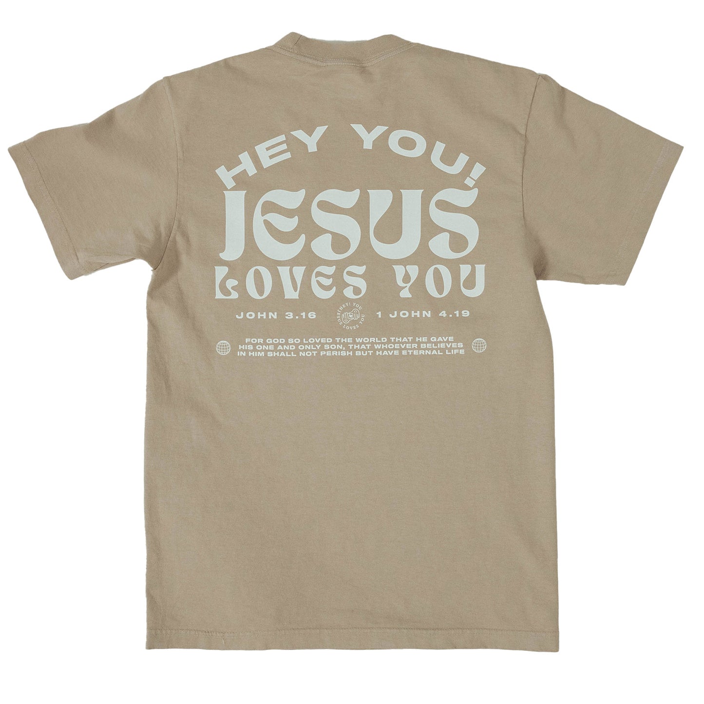 Jesus is more Than Enough - Camiseta con Hombro Caído Oatmeal