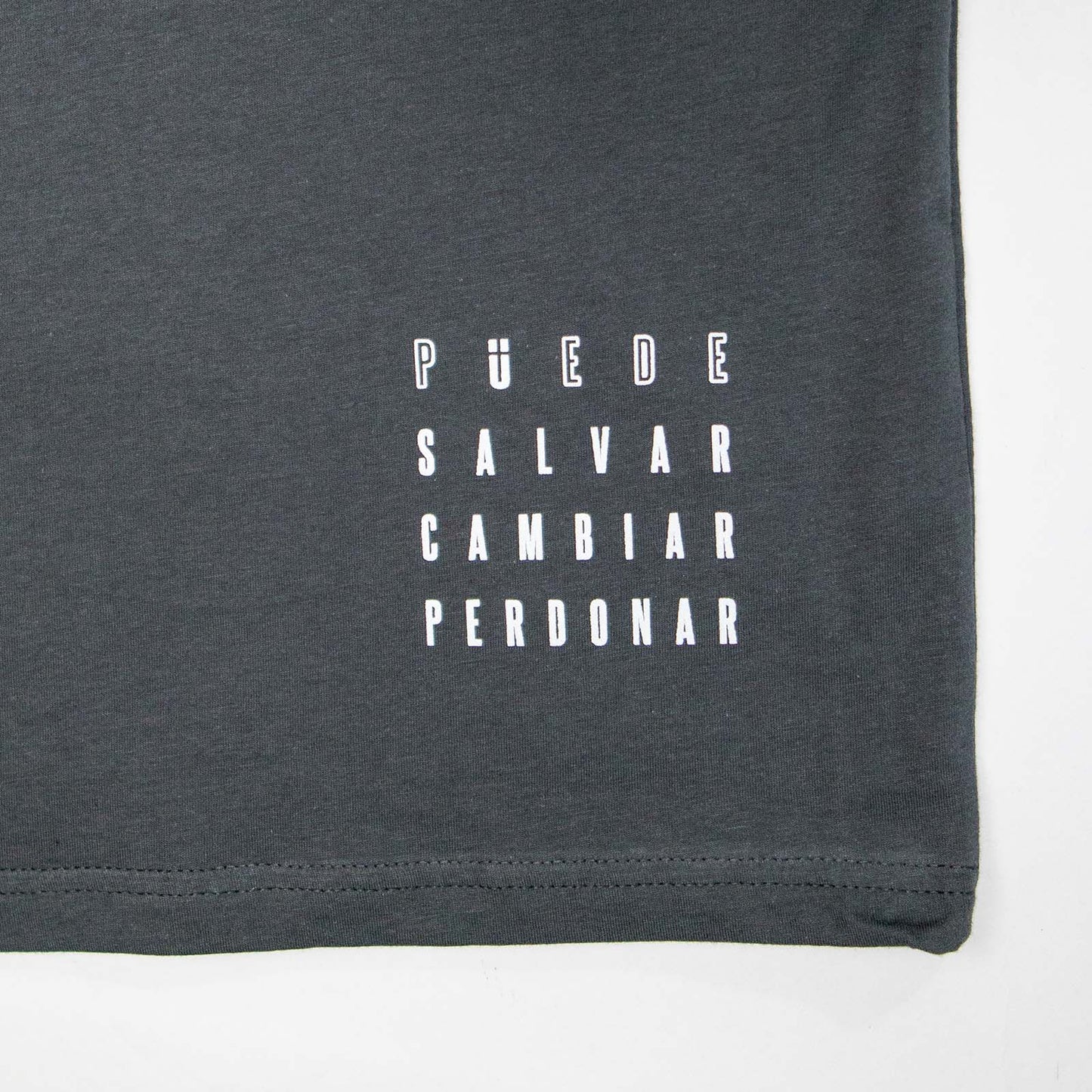 Camiseta Solo Jesús Color Gris Oscuro
