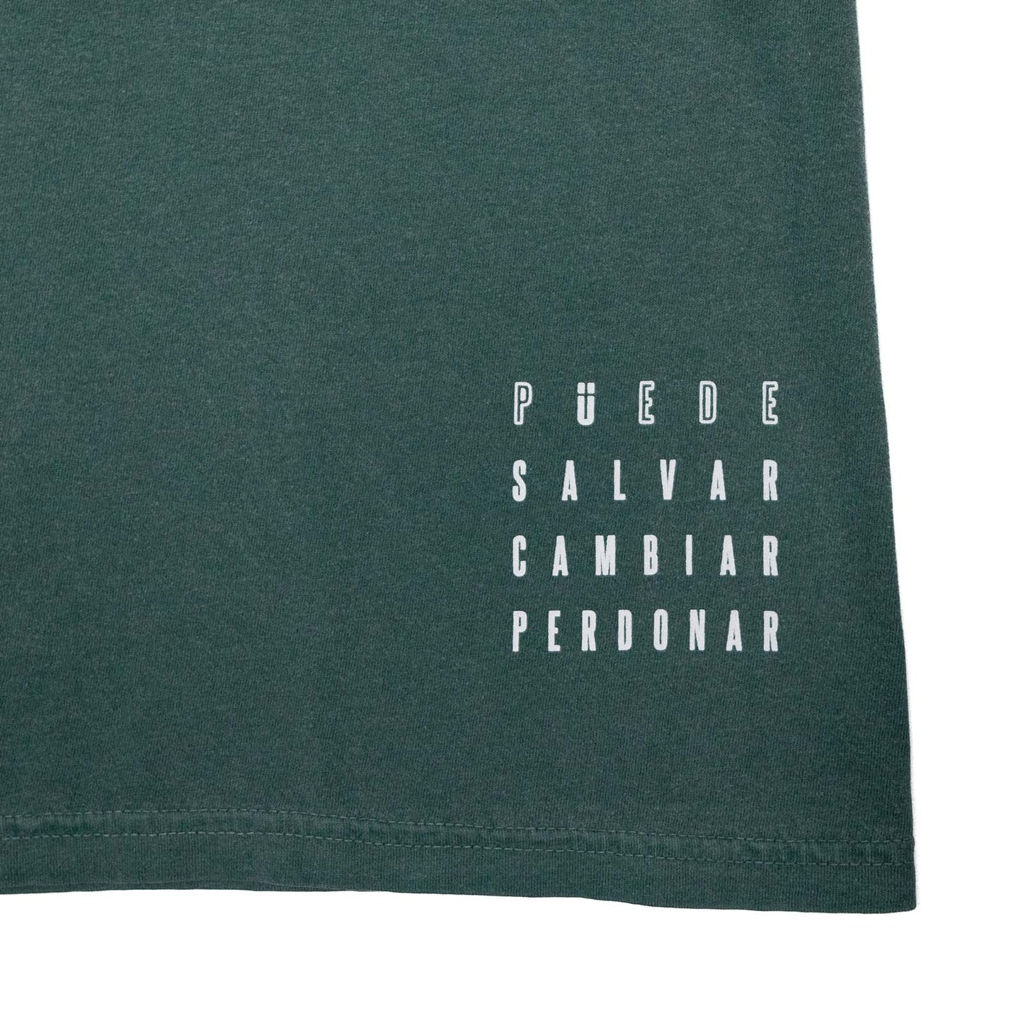 Camiseta Solo Jesús Color Verde Wash