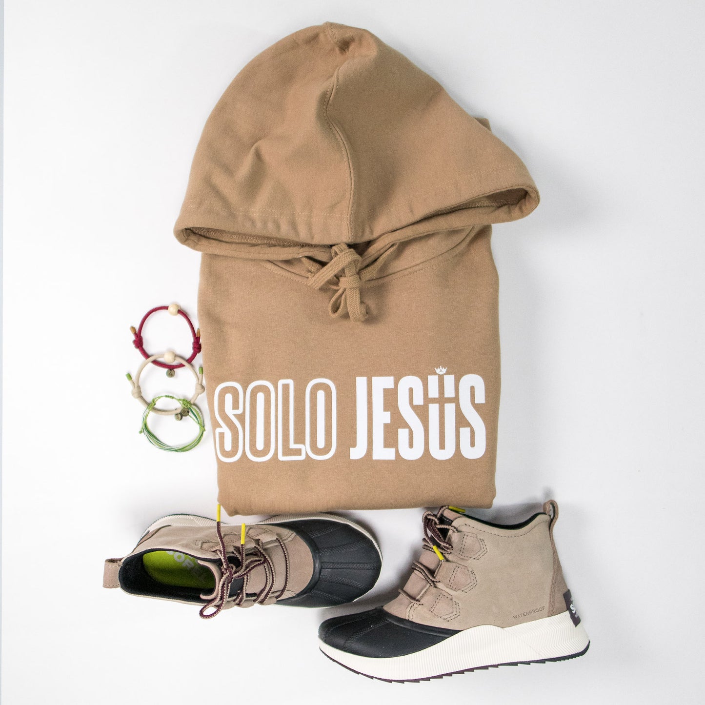 Suéter Solo Jesús Color Marrón Claro