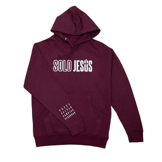 Suéter Solo Jesús Color vino
